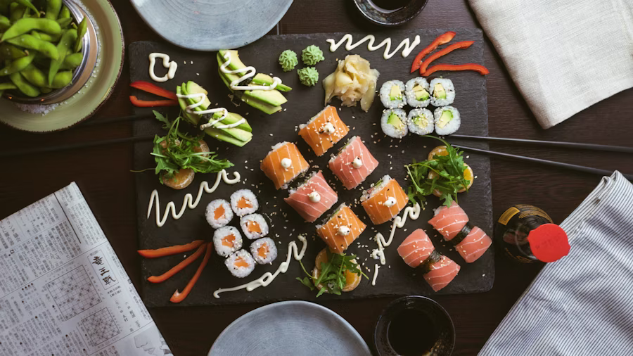 Aburi Salmon Roll Sushi Hiro Malang